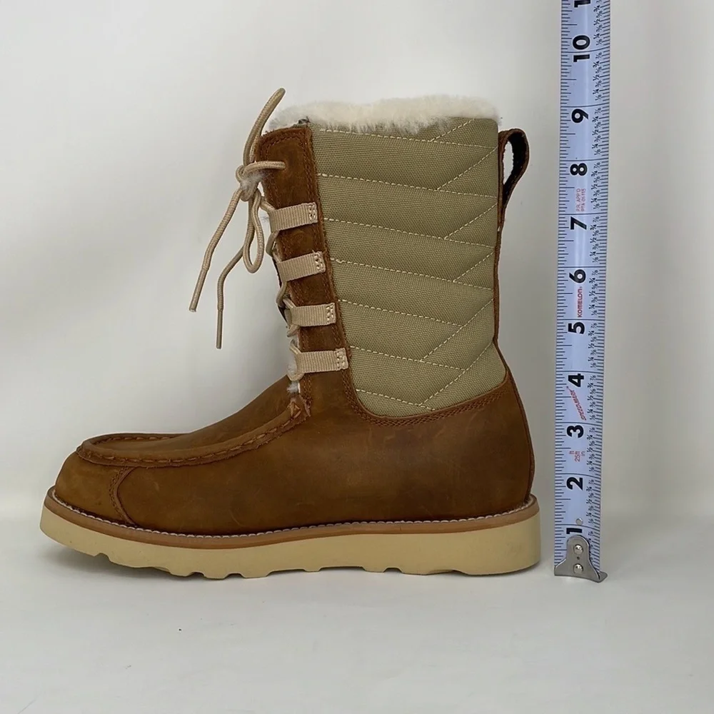 Twisted X Boots NWT Women’s 8” Wedge Sole Oiled Saddle and Tan Size 7 1/2 7.5